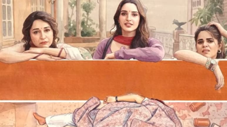 <i>Maa Behen</i> Trailer: Madhuri Dixit-Triptii Dimri's Dark Comedy Is All About <i>Kalesh</i> And Chaos