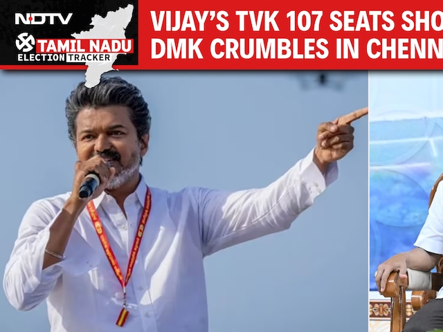 TVK Win 2026 | Actor Vijay’s TVK Hits 107 Seats, MK Stalin Loses Kolathur
