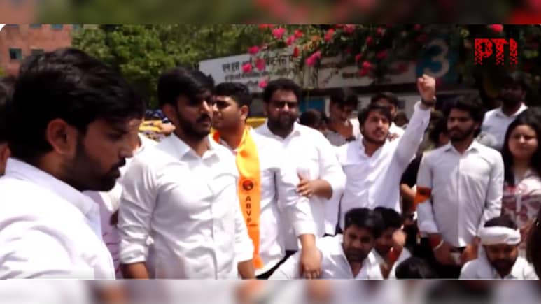 NEET-UG Row: ABVP Workers Protest; Kejriwal Invokes Nepal Uprising, Asks Gen Z To Demand Accountability