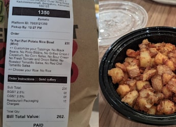 Bengaluru Man Orders Rice Bowl Without Rice, Gets Bowl Full Of Potatoes