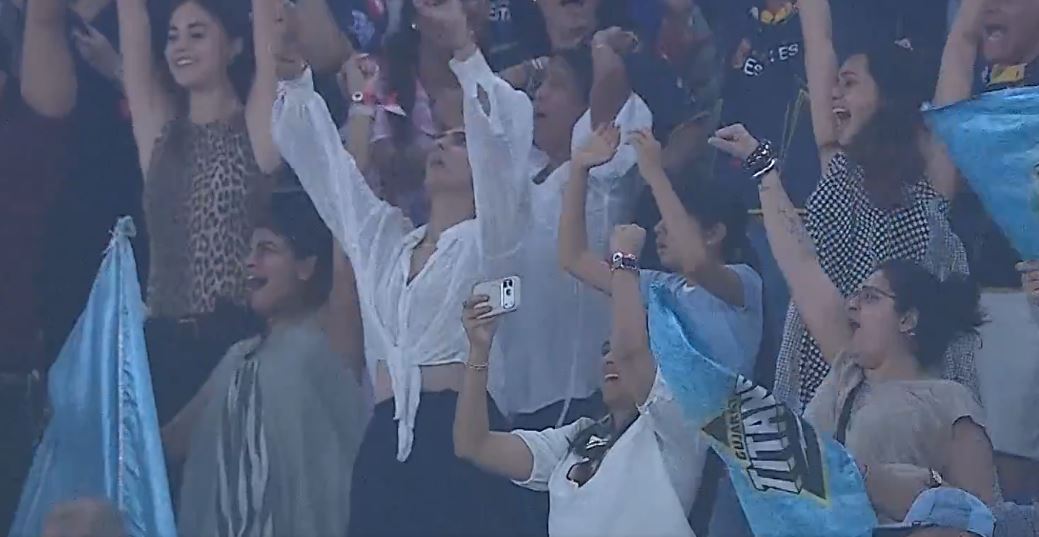 Watch: Nehra's Wife Rushma's Wild Celebration Goes Viral As GT Beat PBKS