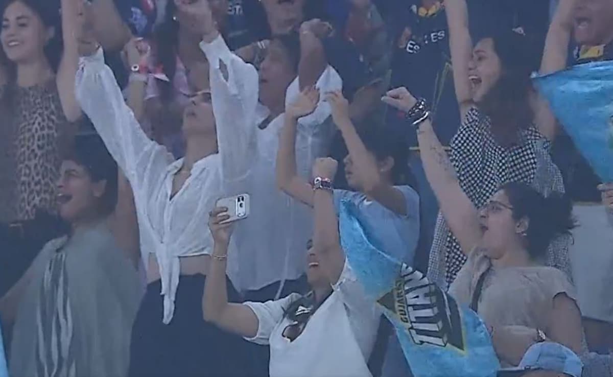 Watch: Ashish Nehras Wife Rushmas Wild Celebration Goes Viral As GT Beat PBKS