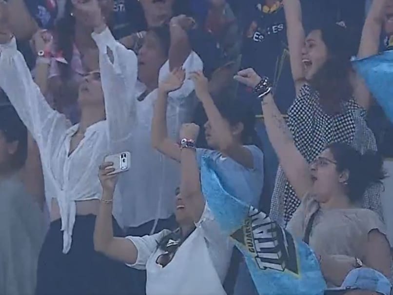 Watch: Ashish Nehra's Wife Rushma's Wild Celebration Goes Viral As GT Beat PBKS