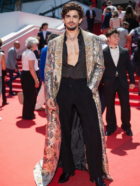 Vishal Pandey Serves Luxe Drama in High-Shine Couture Look
