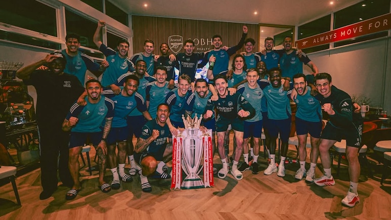 Arsenal Clinch Premier League Title In 22 Years After Man City Draws With Bournemouth