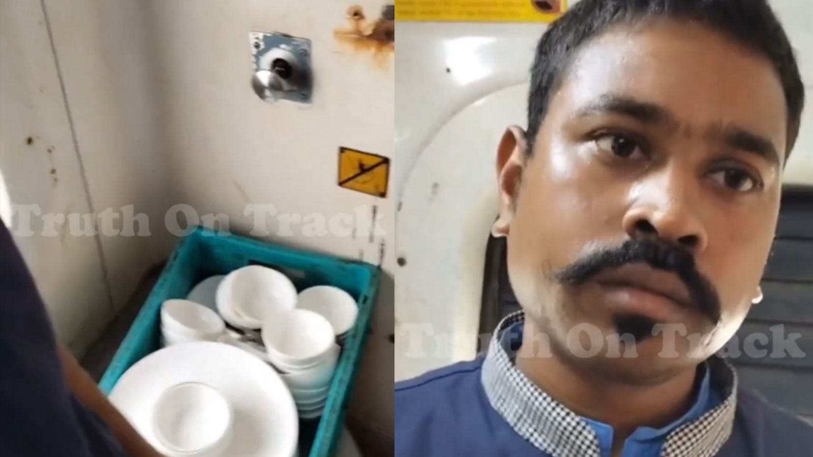 ट्रेन के टॉयलेट में बर्तन धो रहा था कैटरिंग स्टाफ, शख्स ने वीडियो बनाकर किया शेयर, FSSAI ने लिए ये एक्शन