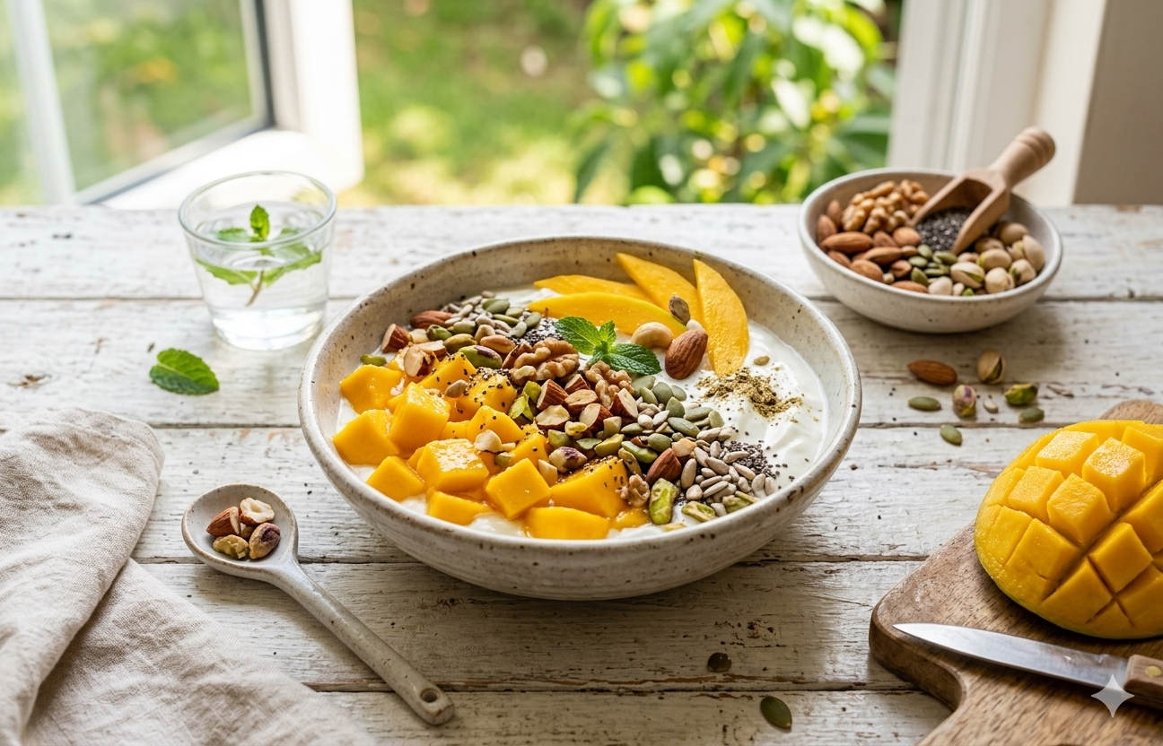 Combining these two ingredients with mangoes can reduce chances of developing acne
