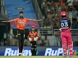 SRH Pacer's Fiery Celebration To Sooryavanshi's Dismissal Angers Internet SRH Pacer's Fiery Celebration To Sooryavanshi's Dismissal Angers Internet