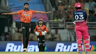 SRH Pacer's Fiery Celebration To Sooryavanshi's Dismissal Angers Internet