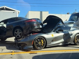 Ferrari Worth Rs 23 Crore Crashes Into Mercedes-Benz: Result Is Expensive