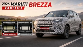 2026 Maruti Brezza Facelift Expected To Offer Enhanced Boot Space Via Redesigned CNG System
