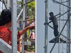 इश्क़ की जिद ने 2 दिनों तक मचाया हड़कंप, पहले शादीशुदा प्रेमी, फिर दूसरे दिन प्रेमिका का टावर ड्रामा