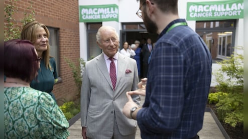 King Charles Visits Hospital And Shares Unusual Hug With Patient