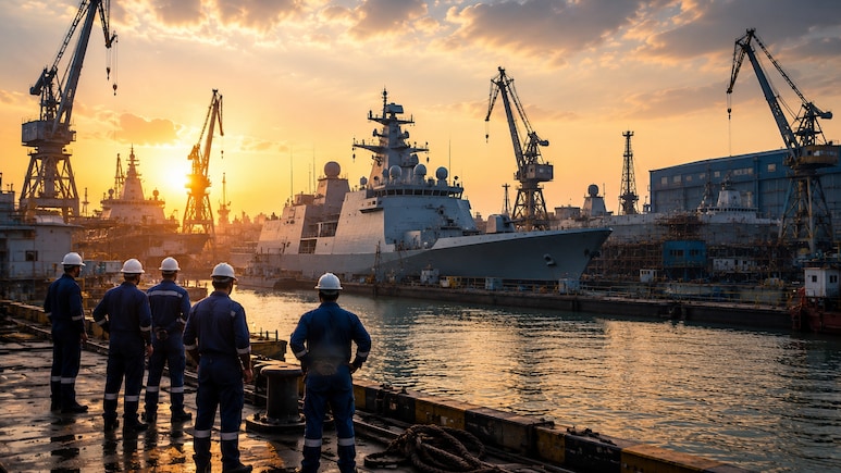 GRSE Flags Rs 1.5 Lakh Crore Defence Orders Pipeline Beyond Corvette Project
