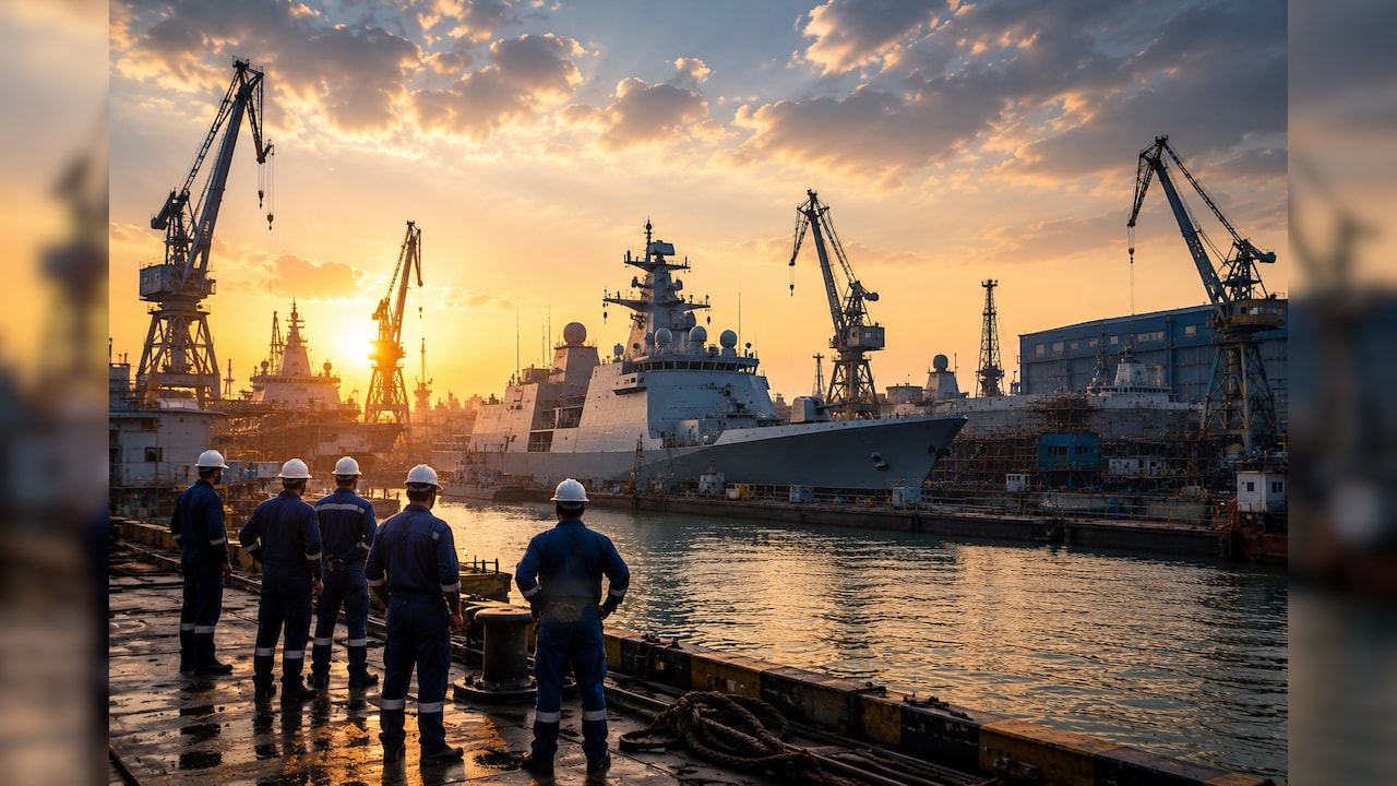 Nifty Defence Index Gains 24% In 2026, But Gard Reach And Mazagon Dock Await Fresh Order Boost