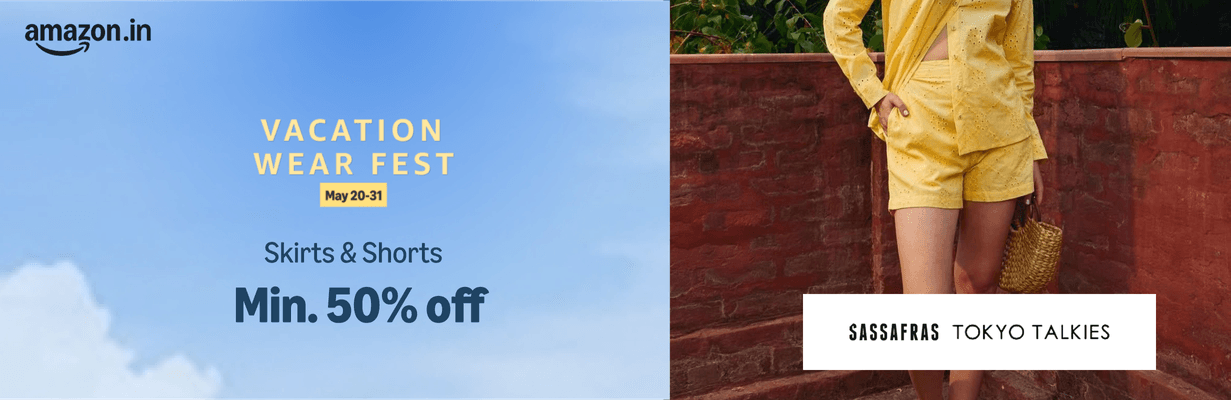 Myntra Vacation Wear Fest Tokyo Talkies Skirts And Shorts Deals