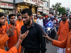 भोपाल के एक होटल में घुसकर मुस्लिम युवक के साथ बर्बरता; स्याही और गोबर पोतकर निकाला जुलूस