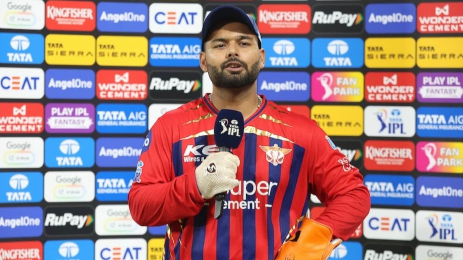 Rishabh Pant Says Sorry During Toss In LSG vs PBKS Game. This Is The Reason