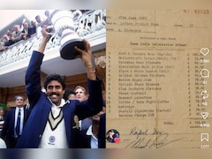 "Kapil Devs Signature Forged": Viral 1983 World Cup Dinner Bill Exposed