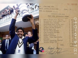 "Kapil Dev's Signature Forged": Ex-India Star Exposes Viral '1983 World Cup' Celebration Bill