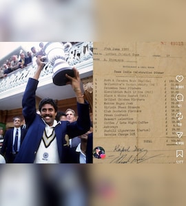 "Kapil Devs Signature Forged": Ex-India Star Exposes Viral 1983 World Cup Celebration Bill