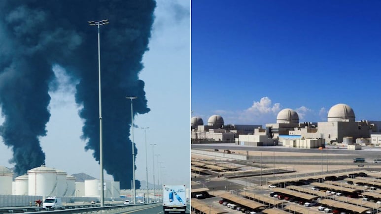 UAE Nuclear Power Plant Hit By Drone, Triggers Massive Fire