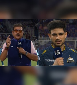 Ravi Shastri Commits On-Air Blunder While Talking To Shubman Gill During Toss For KKR vs GT Game