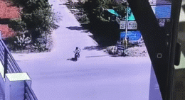 जयपुर में बेकाबू काली थार का आतंक, बाइक सवार को मारी जोरदार टक्कर; देखें CCTV