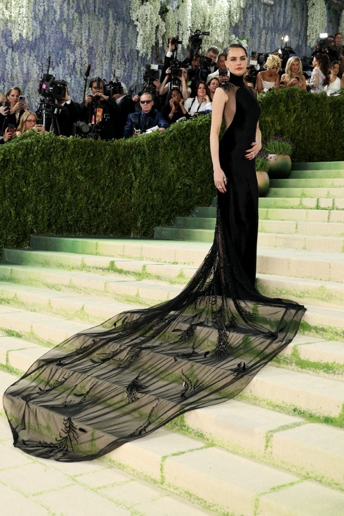 Cara Delevingne at the 2026 Met Gala. Photo: AFP