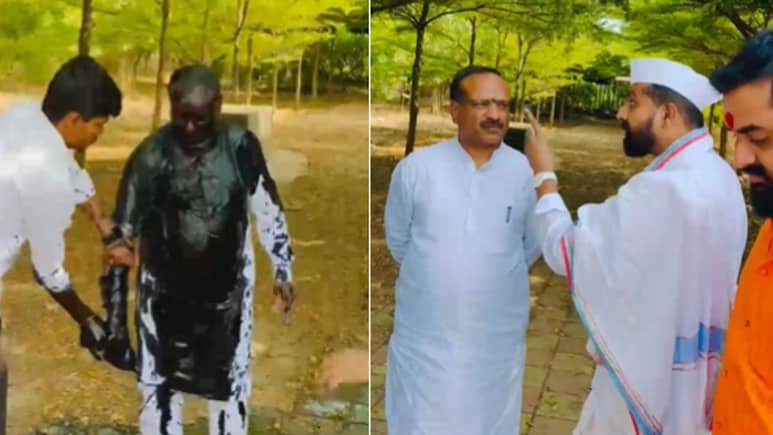 Pune News: मोठी बातमी! शरद पवार गटाच्या नेत्यावर शाईफेक; कीर्तनकार भंडारेंसह साथीदारांकडून हल्ला