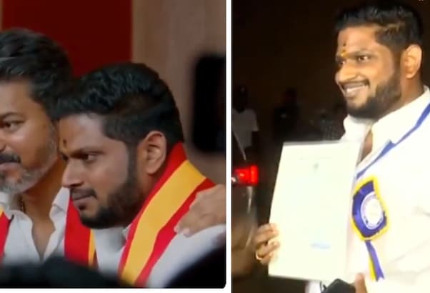थलापति विजय के ड्राइवर का बेटा शबरीनाथन कौन है? इंजीनियरिंग करने के बाद बना विधायक