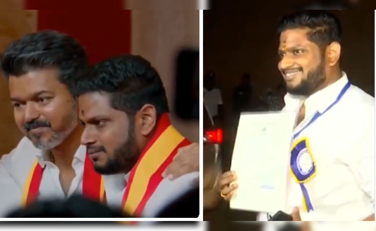 थलापति विजय के ड्राइवर का बेटा शबरीनाथन कौन है? इंजीनियरिंग करने के बाद बना विधायक