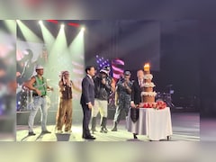 Marco Rubio's Pre-Birthday Celebration With Cake In Delhi Ft. Village People
