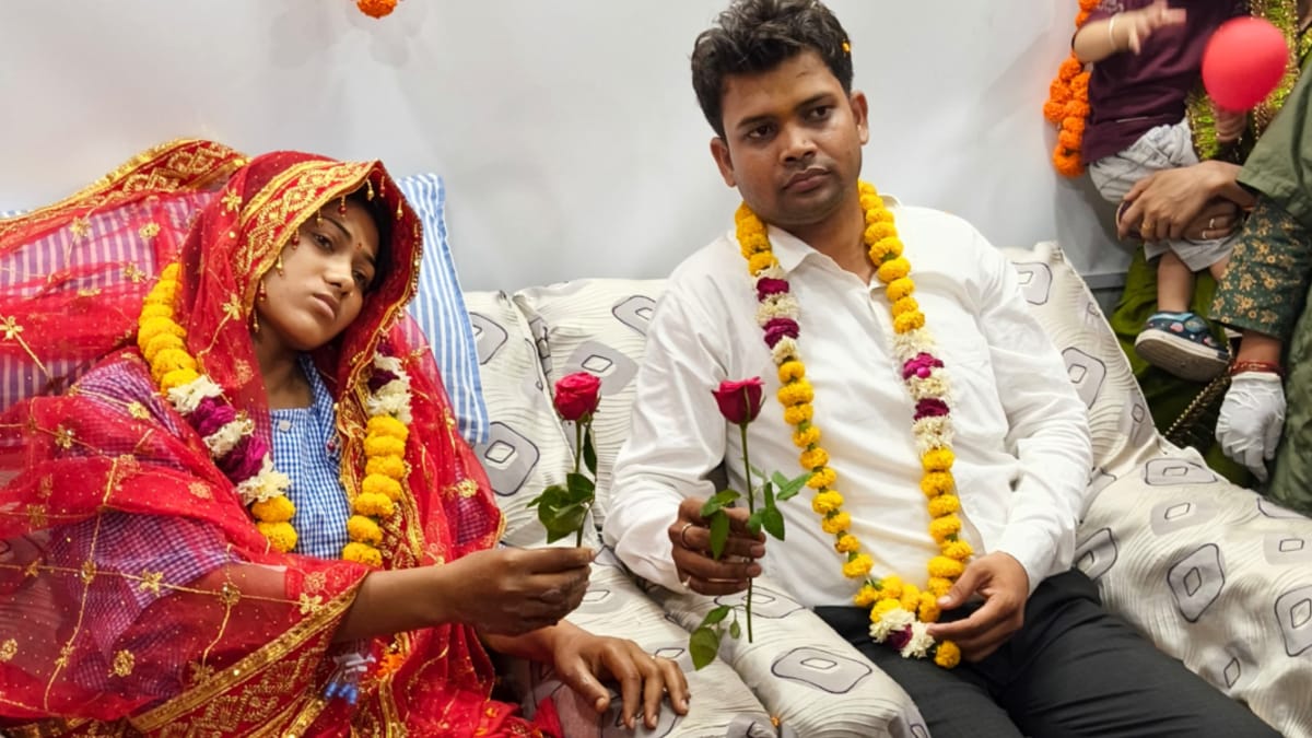 kanpur news groom marries burnt bride in hospital ward