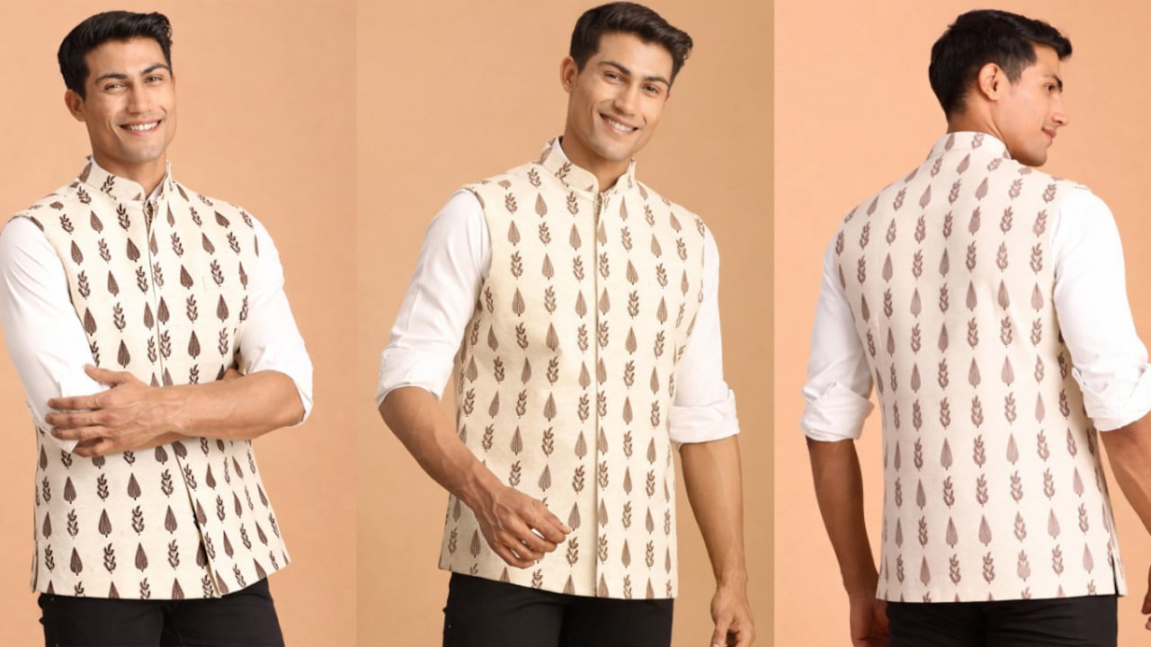 Stylish ethnic jackets that complete special outfits without adding bulk