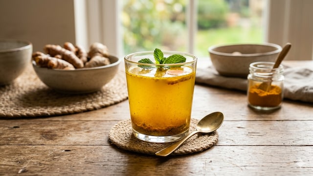 For most people, drinking turmeric water in moderate amounts is generally safe