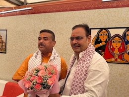 सीएम भजनलाल शर्मा ने शुभेंदु अधिकारी के शपथ ग्रहण में की शिरकत, बंगाल के मुख्यमंत्री को दी शुभकामनाएं