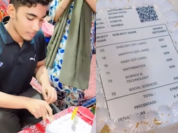 Boy Scores 55% In Exams, Family Celebrates His Achievement With A Special Cake