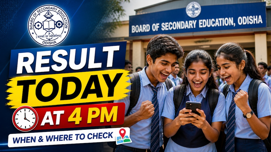Odisha Class 10 Result 2026 Today At 4 PM: When And Where To Check