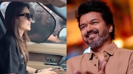 Viral Video: Amid Affair Rumours, Trisha Krishnan Blushes As Fans Ask About Vijay At <i>Karuppu</i> Screening