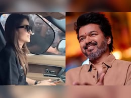 Viral Video: Amid Affair Rumours, Trisha Krishnan Blushes As Fans Ask About Vijay At <i>Karuppu</i> Screening
