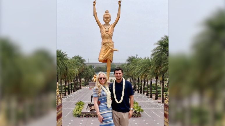 Donald Trump's Daughter Tiffany Visits Akshardham Temple, Taj Mahal During India Trip