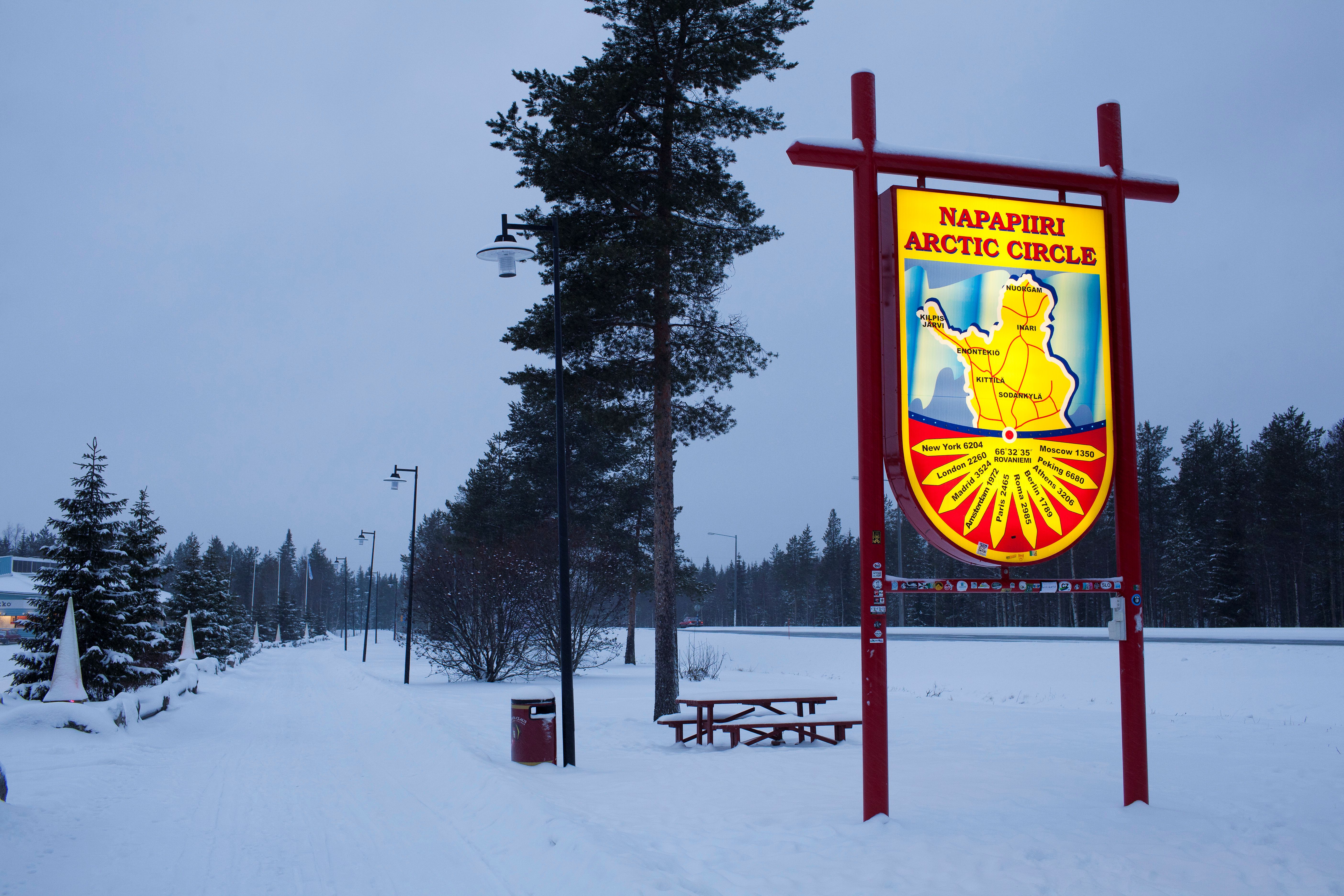 In Europe's Biggest City, Santa Claus Lives With A Wartime Scar Under The Northern Lights
