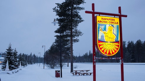 In Europe's Biggest City, Santa Claus Lives With A Wartime Scar Under The Northern Lights