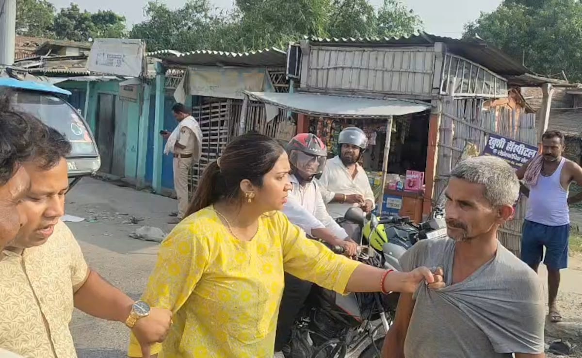 बिहार: पुलिस का टैग लगी कार...महिला की सरेआम गुंडागर्दी, मामूली टक्कर के बाद ड्राइवर को बेरहमी से पीटा