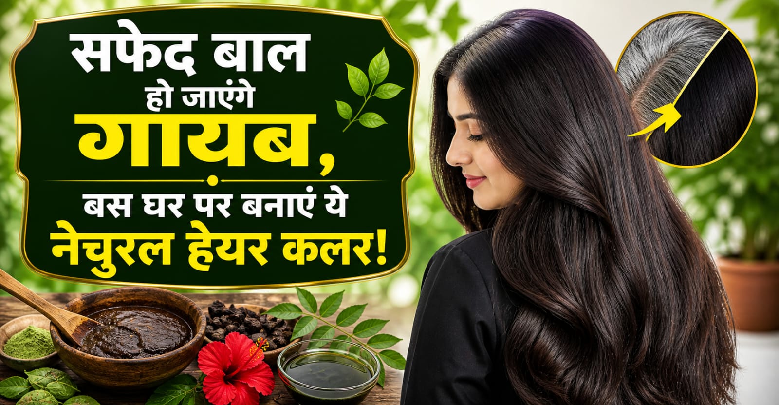 सफेद बालों को छुपाने के लिए डाई नहीं, किचन में मौजद इस चीज से बनाएं हेयर कलर
