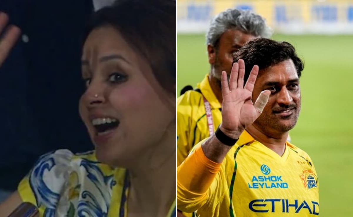 CSK vs SRH: धोनी को पीली जर्सी में देख भावुक हुईं साक्षी! चेपॉक के लैप ऑफ ऑनर के दौरान कैमरे में कैद हुआ रिएक्शन वायरल