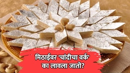 Silver Foil Vark: मिठाईवर 'चांदीचा वर्क' का लावला जातो? बनावर वर्क ओळखण्याची पद्धत