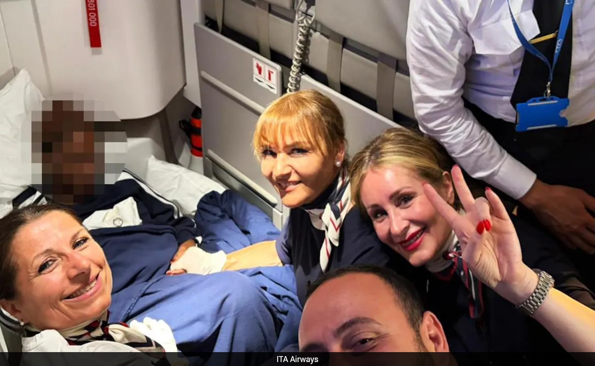 Baby Born Aboard Plane After Woman Goes Into Early Labour En Route To Rome
