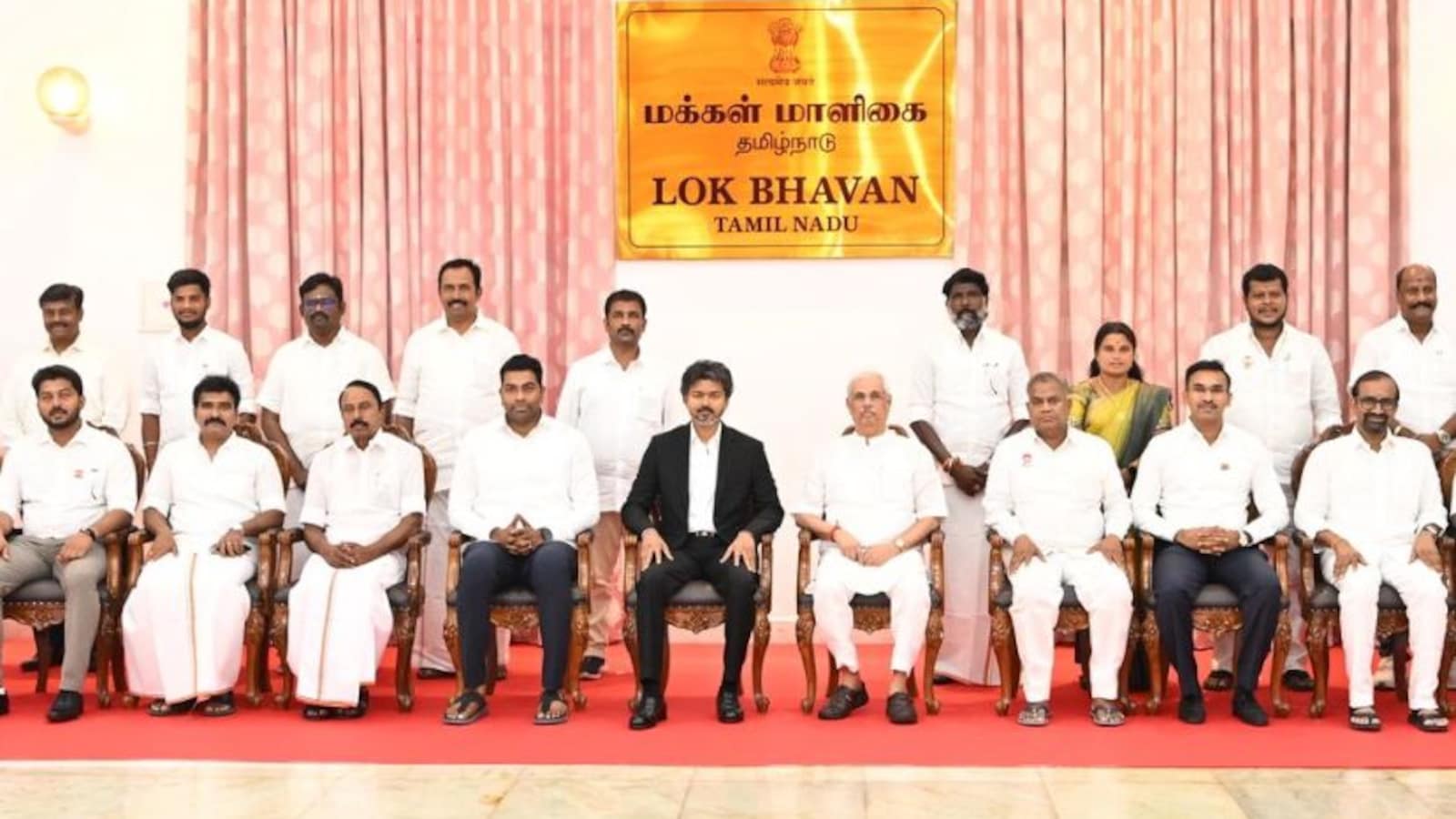 Tamil Nadu Ministers List: Vijay Expands Cabinet, 23 Including Two Congress MLAs Take Oath